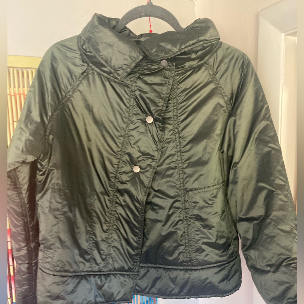 Alembika Cropped Quilted Jacket Sz S
